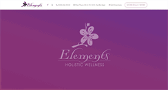 Desktop Screenshot of elementsholisticwellness.com